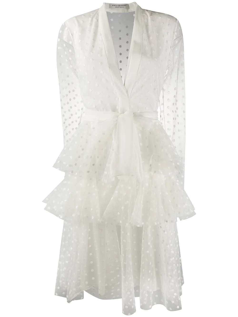 philosophy white dress