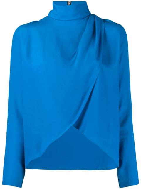 Roseanna Coline Layered Effect Blouse In Blue