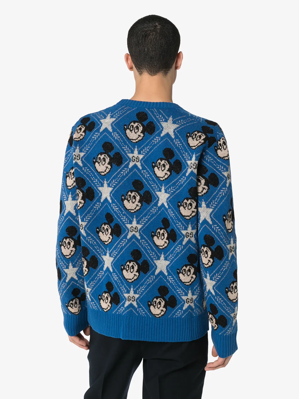 Gucci mickey best sale sweater blue