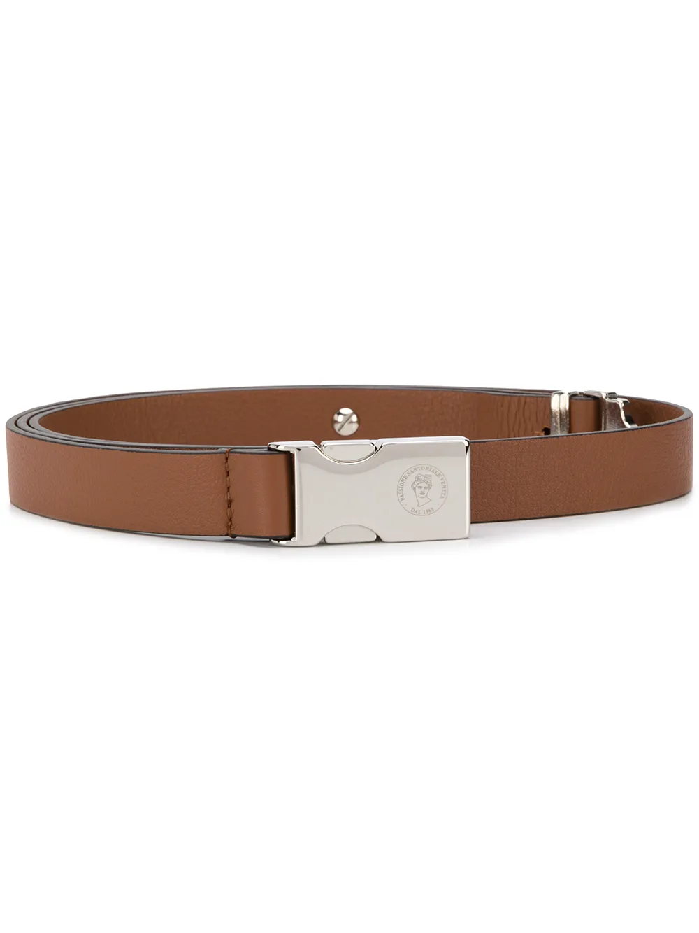 Peserico Metal Buckle Belt In Brown