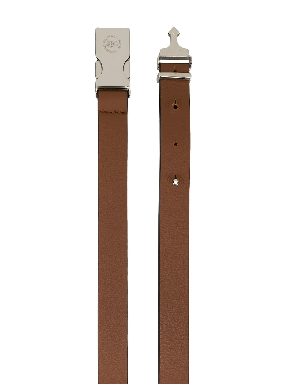 Peserico Riem met metalen gesp - Bruin