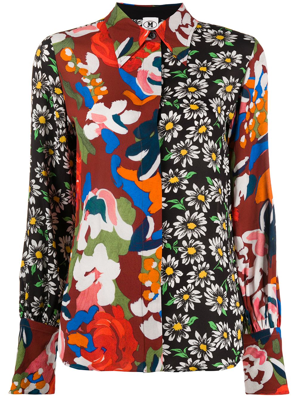 Missoni Floral Print Shirt In Black | ModeSens