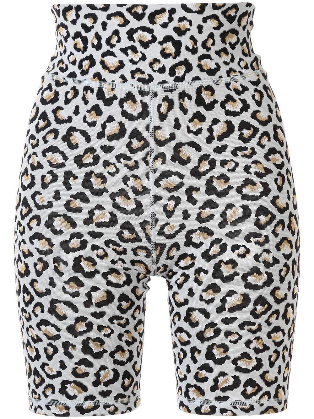 фото The upside облегающие шорты с леопардовым принтом