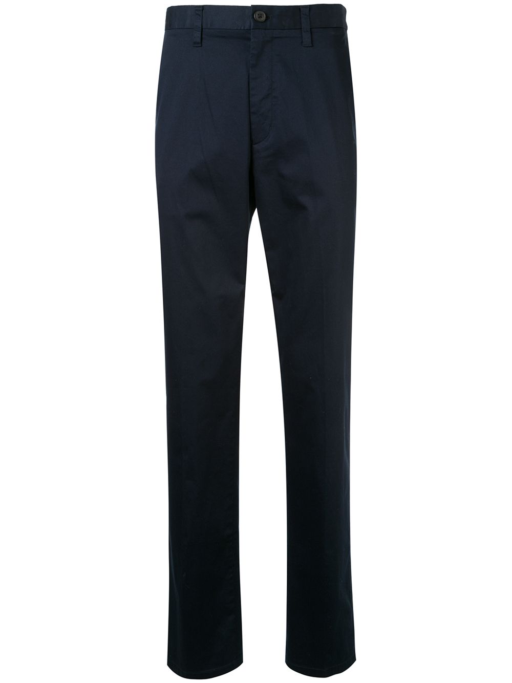 Kent & Curwen Straight Leg Cricket Chinos In Blue