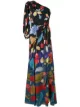 Image 1 of Peter Pilotto floral one-shoulder dress