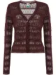 Image 1 of M Missoni zigzag embroidered cardigan