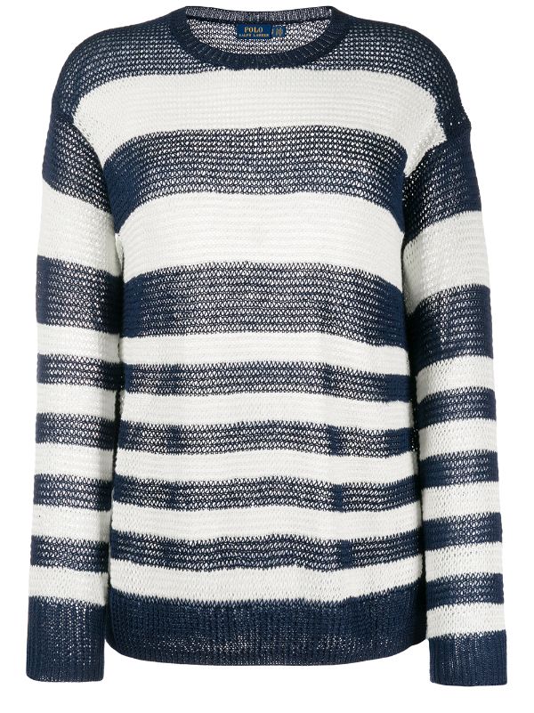 ralph lauren striped jumper