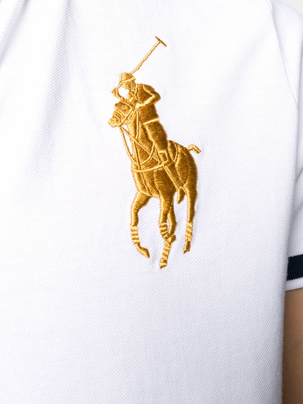 фото Polo ralph lauren рубашка-поло с диагональной полоской