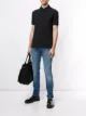 Image 2 of Emporio Armani ribbed collar polo shirt