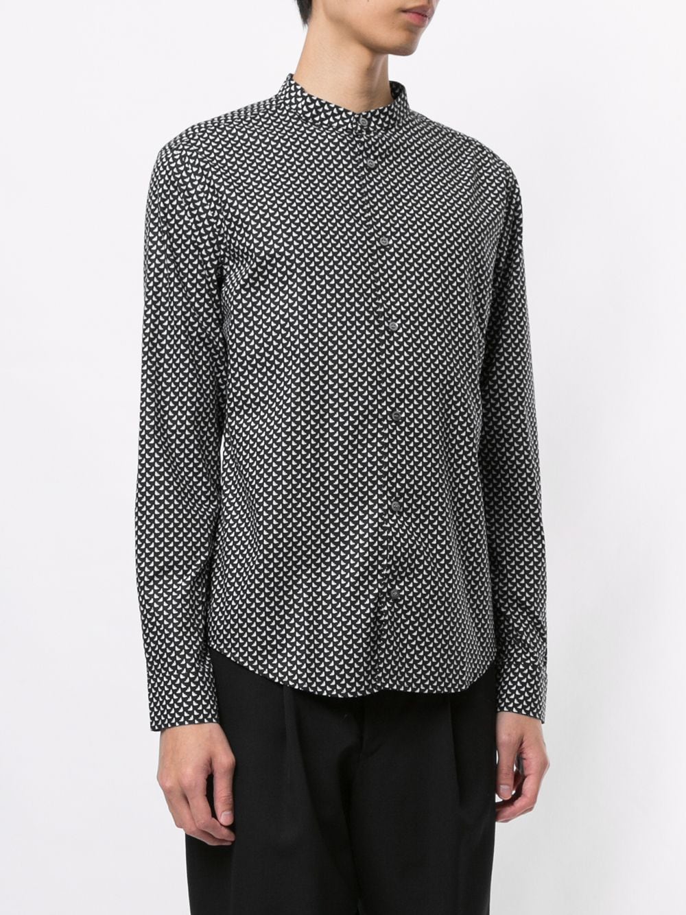 Emporio Armani micro-print Shirt - Farfetch