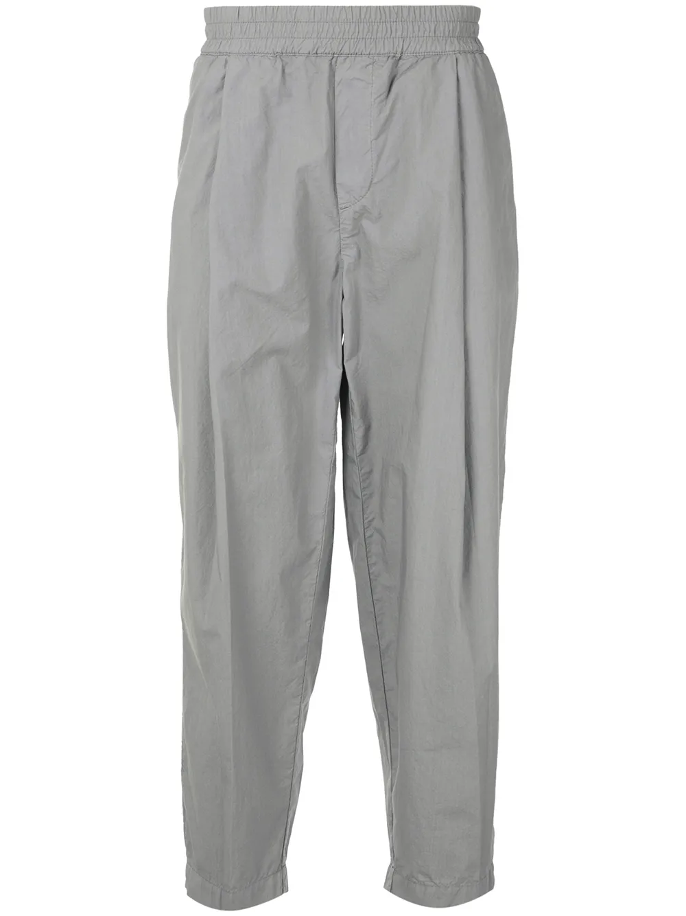 

Emporio Armani pantalones tapered - Gris
