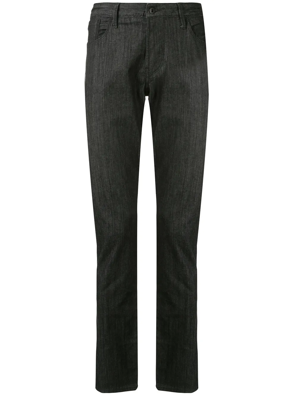 

Emporio Armani jeans rectos con diseño de cinco bolsillos - Negro