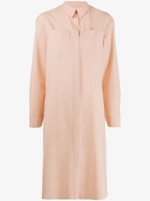 Maison Rabih Kayrouz vestido camisero con bolsillos en el pecho