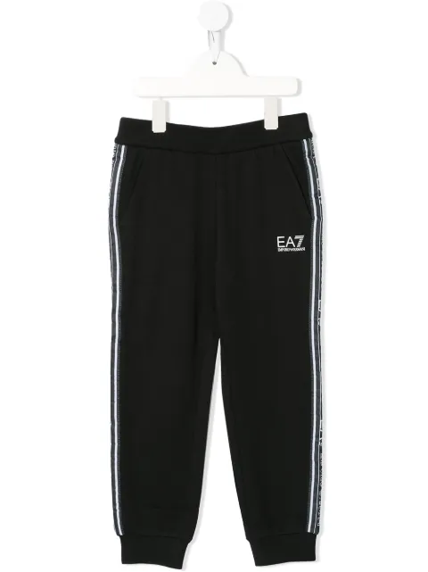emporio armani ea7 side panel fleece joggers