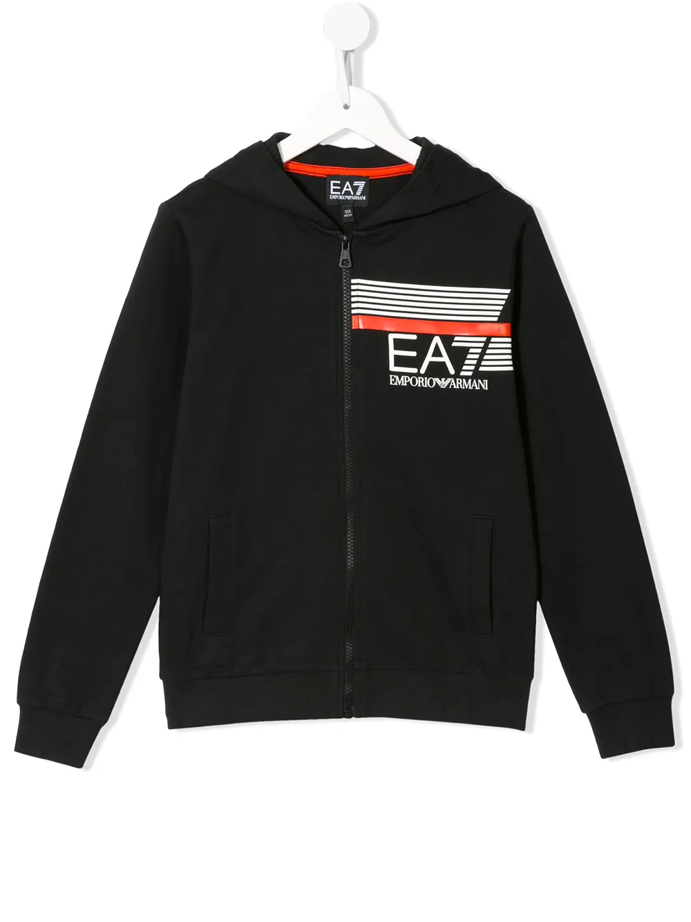 

Emporio Armani Kids traje deportivo con logo estampado - Negro