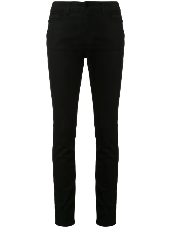 black skinny armani jeans