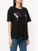 Emporio Armani sequinned logo boxy T-shirt