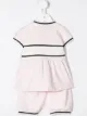 Image 2 of Moncler Enfant logo print stripe detail tracksuit set