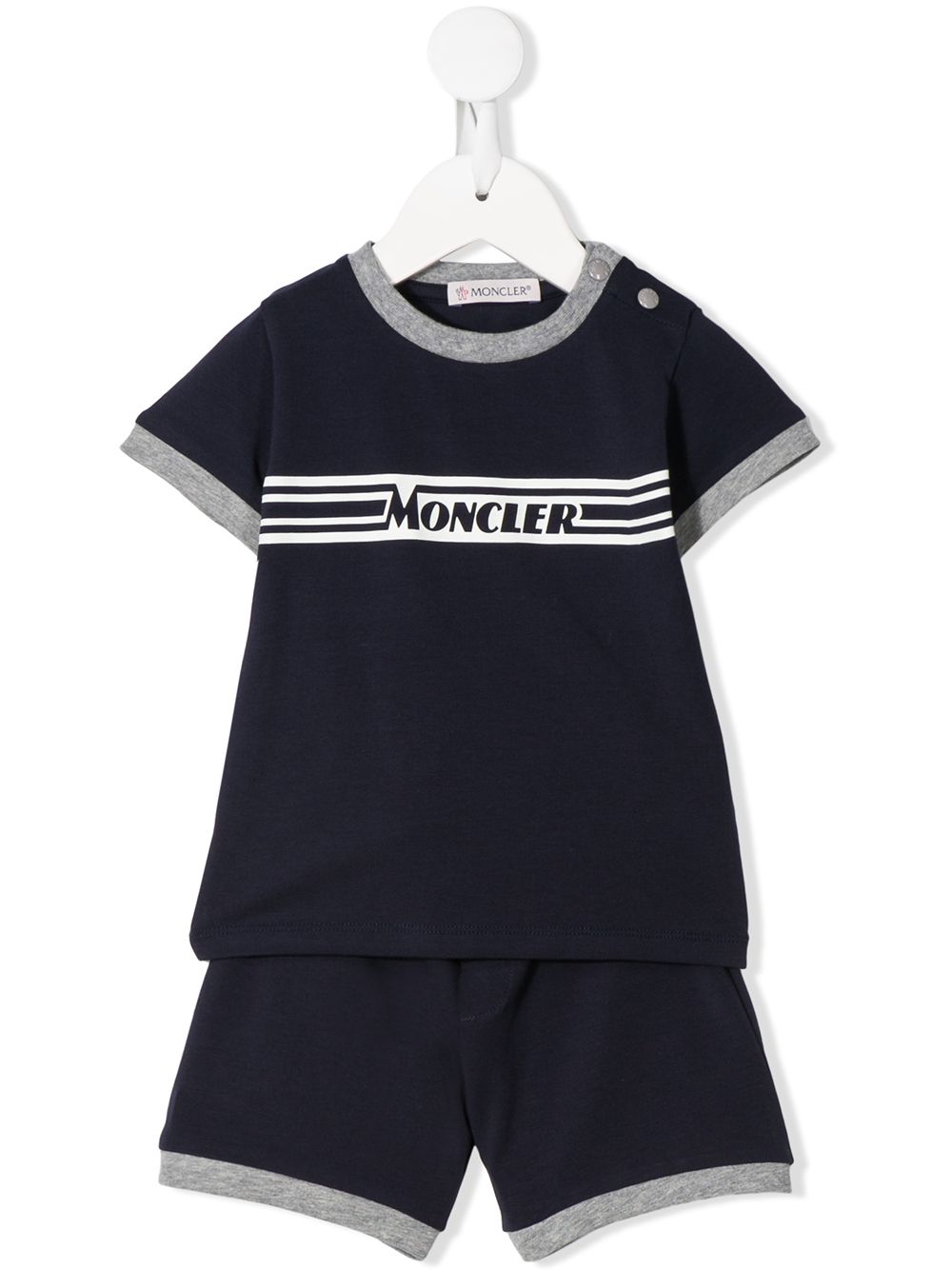 Moncler Babies' Two-piece Tracksuit In Blue