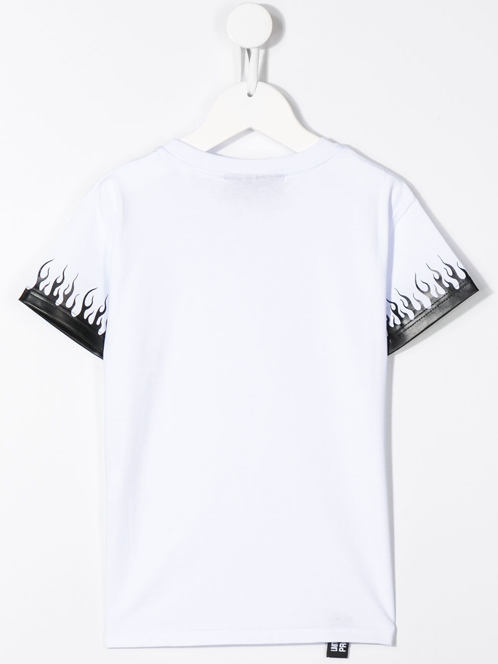 фото Vision of super flame-print crew neck t-shirt