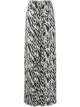 Image 1 of DVF Diane von Furstenberg Jenette tiger print palazzo pants