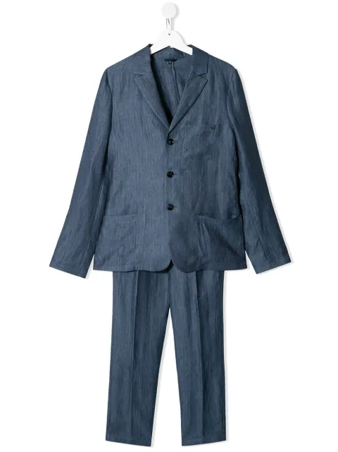 Emporio Armani Kids بدلة ضيقة بقطعتين