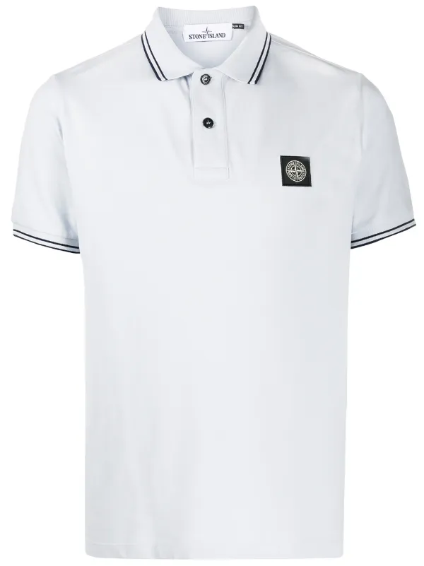 slim fit stone island polo