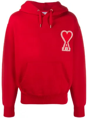 red hoodie mens designer