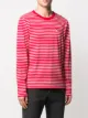 AMI Ami de Coeur striped T-shirt