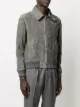 AMI Paris zipped suede jacket