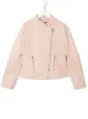 Image 1 of Emporio Armani Kids fitted leather jacket