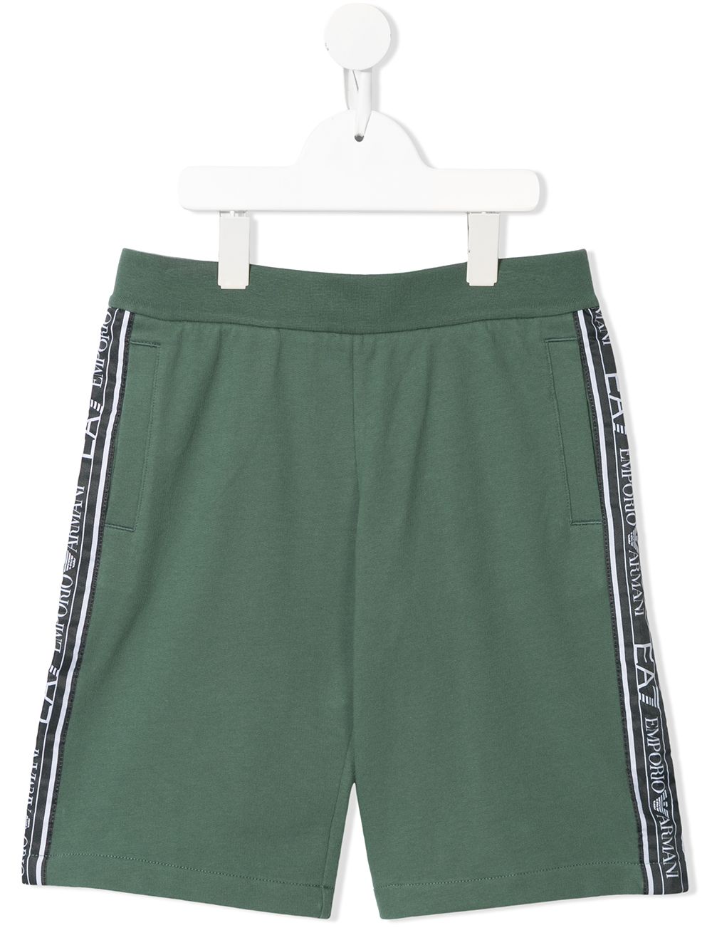 

Ea7 Emporio Armani bermudas con paneles y logo en los laterales - Verde