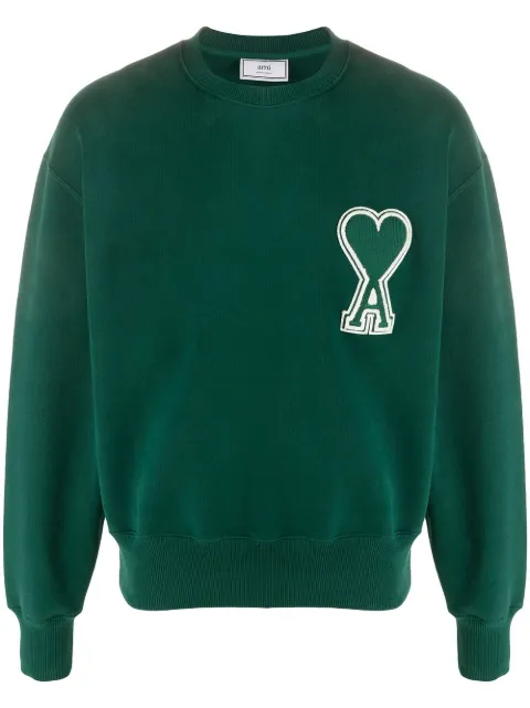ami green sweatshirt