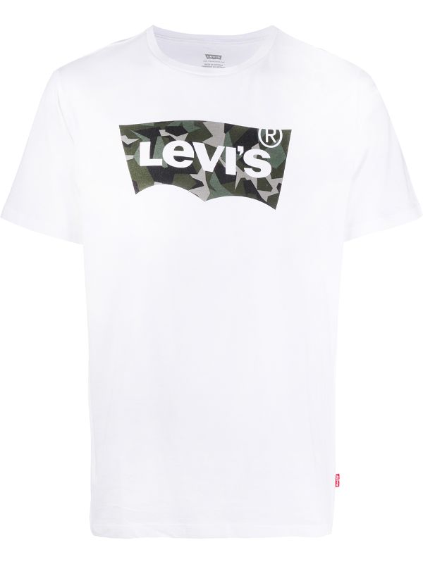 levis printed white t shirt