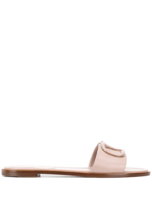 valentino v logo sandals