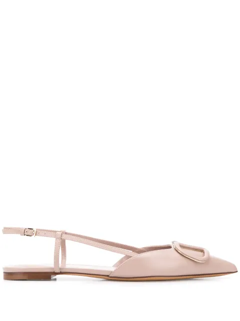 Valentino Garavani VLOGO pointed ballerina shoes