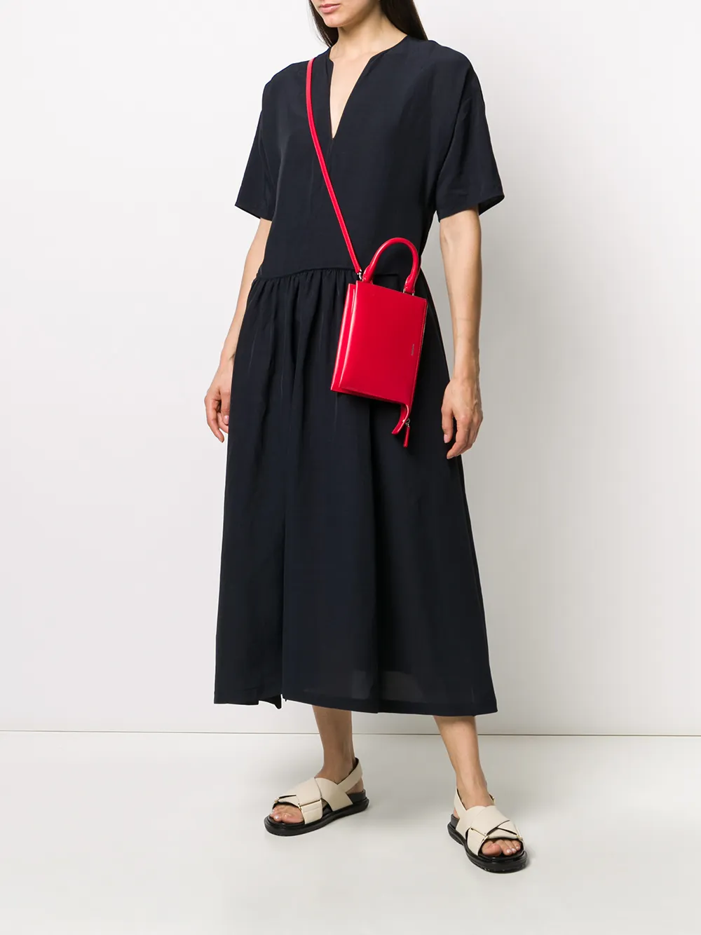 фото Jil sander платье-трапеция marabel