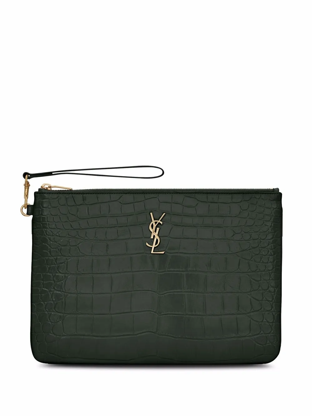 pochette à plaque logo