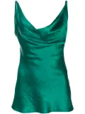 Sies Marjan Amira crinkled-satin cami top - Green