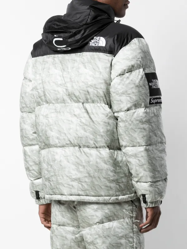 S Supreme North Face Paper Nuptse Jacket