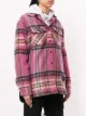 We11done oversized checked shirt jacket
