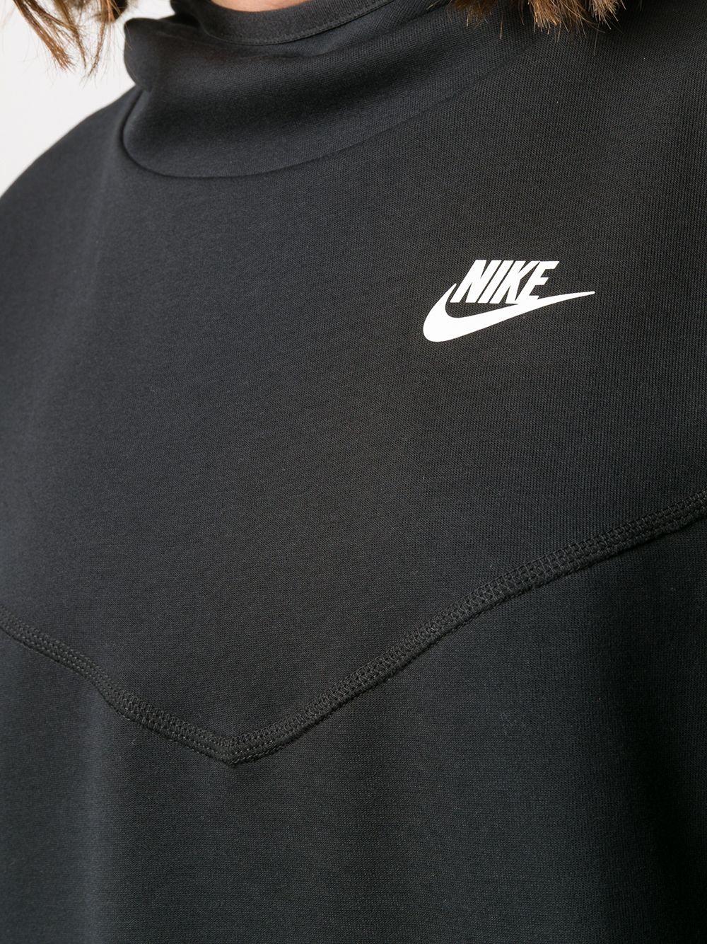 фото Nike укороченное худи tech fleece