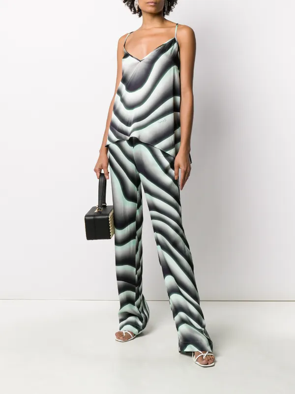 Just Cavalli - Just Cavalliジャストカヴァリジャストカバリタンクトップぺプラム 柄物 Just Cavalli プリント トップ 通販 - FARFETCH