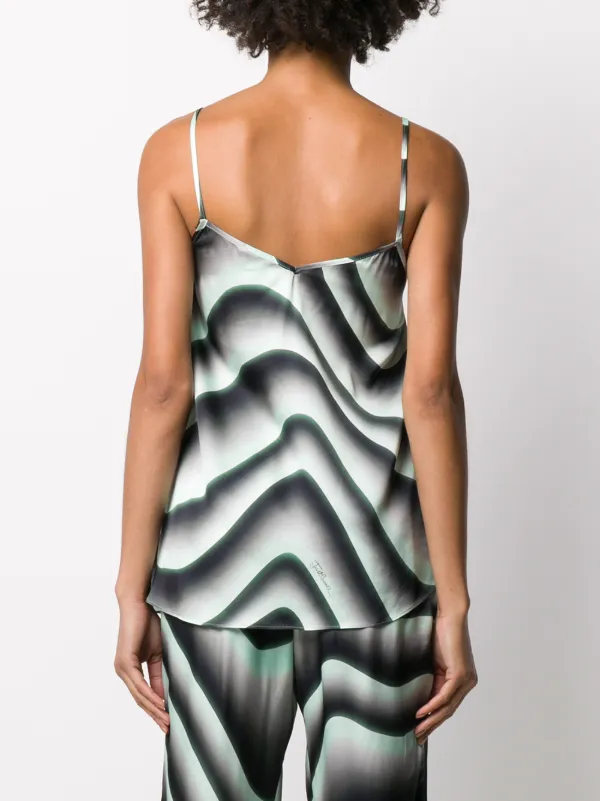Just Cavalli - Just Cavalliジャストカヴァリジャストカバリタンクトップぺプラム 柄物 Just Cavalli プリント トップ 通販 - FARFETCH