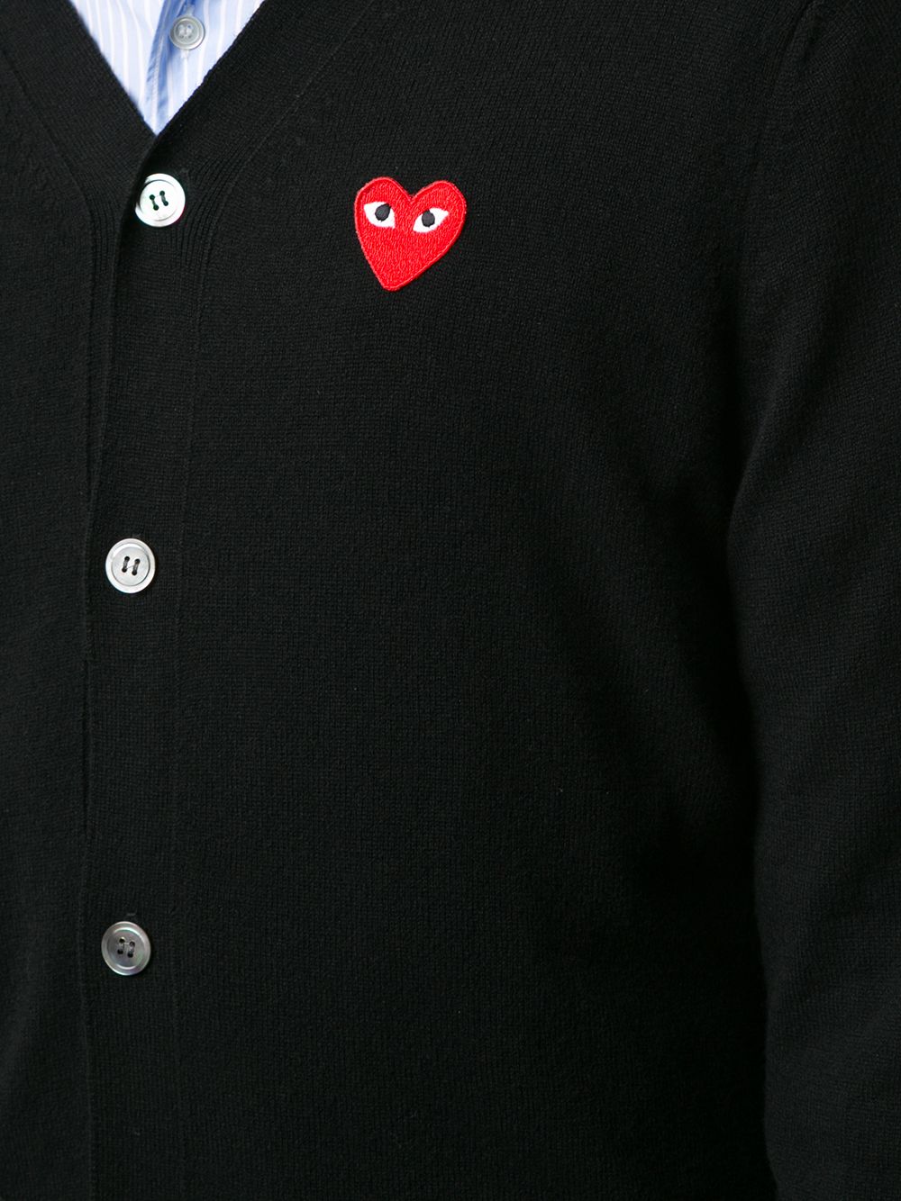 фото Comme des garçons play кардиган с вышитым логотипом