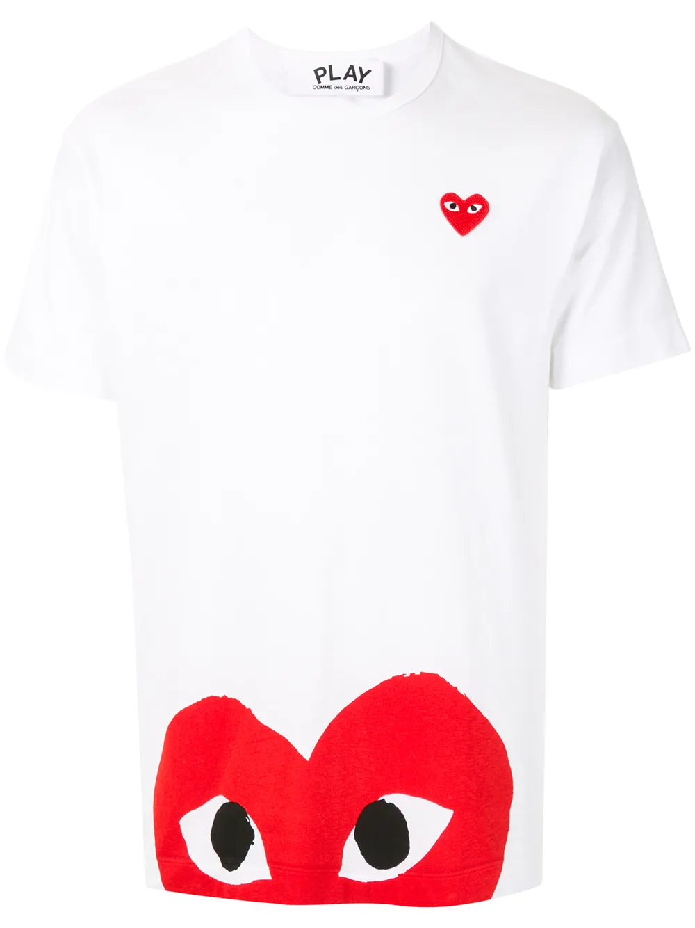 Comme Des Garçons Play Logo Print T-shirt - Farfetch