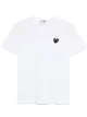 Comme Des Garçons Play heart-appliqué Hoodie | Black | FARFETCH SK