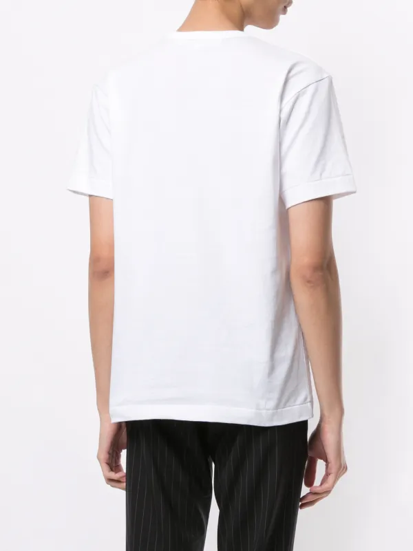 Comme Des Garçons Homme Deux graphic-print Cotton T-shirt - Farfetch