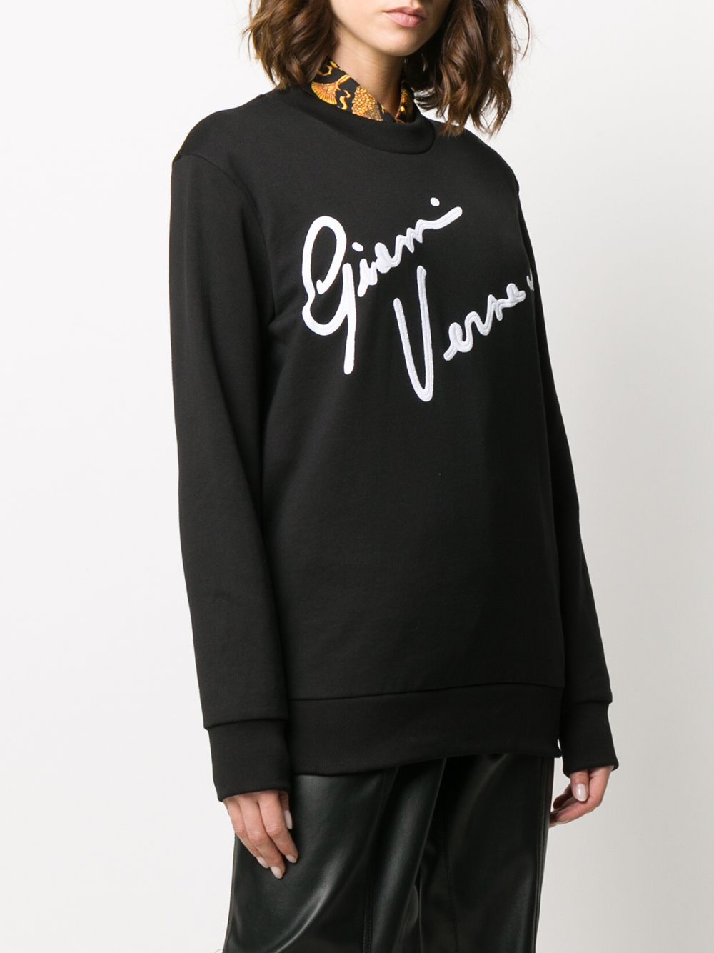 Shop Versace GV Signature crew neck sweatshirt with Express Delivery ...