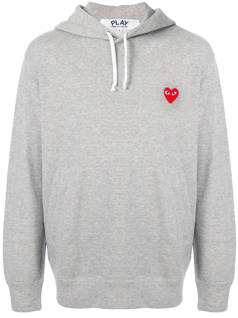 Comme Des Garçons Play Embroidered Logo Hoodie - Farfetch